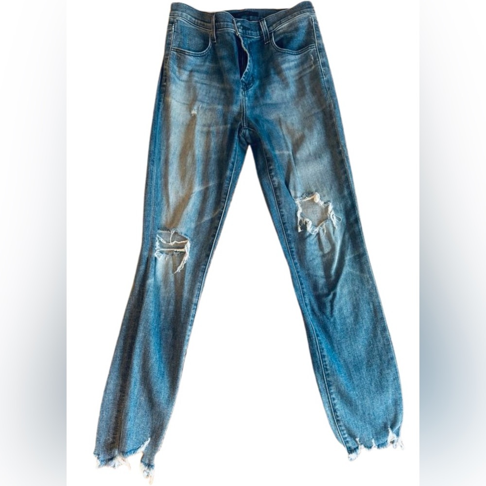 JBrand Alana Fix up Destruct jeans in blue. Size 26